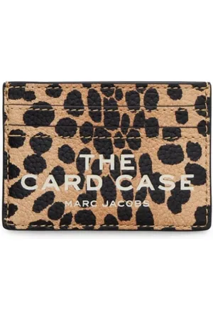Marc Jacobs Femme, Accessoires, Multicolore, Taille: ONE Size Portefeuille Imprimé Léopard avec Fentes pour Cartes
