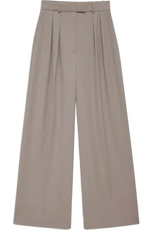ANINE BING Femme, Pantalons, , Taille: 38 FR Pantalon Taille Haute Plissé à Jambes larges
