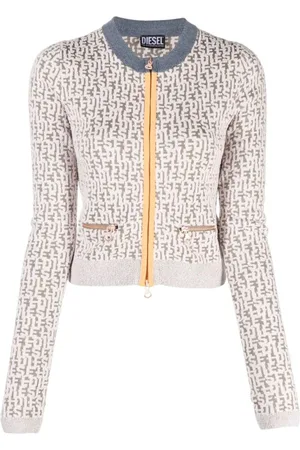 Diesel Femme, Pulls, Multicolore, Taille: 38 FR Veste en maille M-Allorca