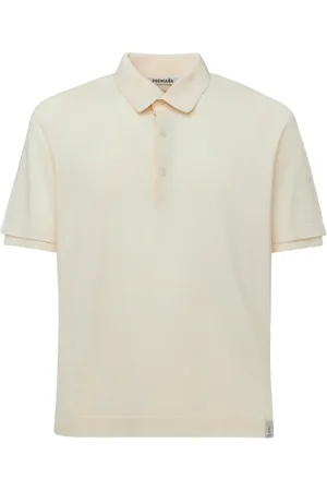 Premiata Homme, Pulls, , Taille: M Pull en FrescoFine avec fentes latérales et boutons linéaires crème