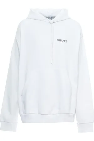 MARCELO BURLON Homme, Sweatshirts et sweats à capuche, Blanc, Taille: L Sweat à Capuche Aigle Noir