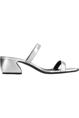 Sergio Rossi Femme, Chaussures, Gris, Taille: 39 EU Sandales Argent