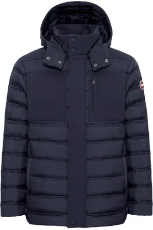 Colmar Homme, Vestes, Bleu, Taille: L Manteau d`hiver bleu avec capuche détachable