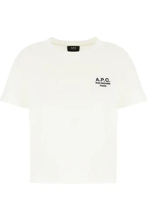 A.P.C. Femme, Tops, Blanc, Taille: 38 FR T-Shirt Décontracté en Coton