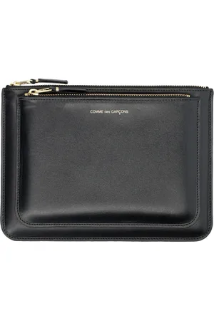 Comme des Garçons Unisex, Accessoires, Noir, Taille: ONE Size Porte-monnaie à poche extérieure