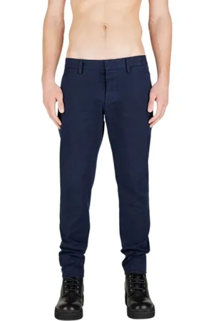 Dsquared2 Homme, Pantalons, Bleu, Taille: L Pantalon Chino Cool Guy Élastique en Coton