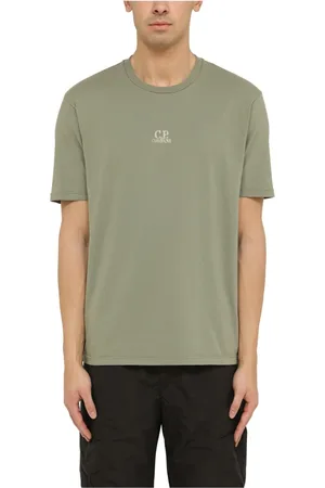 C.P. Company Homme, Tops, Vert, Taille: S T-shirt col rond manches courtes