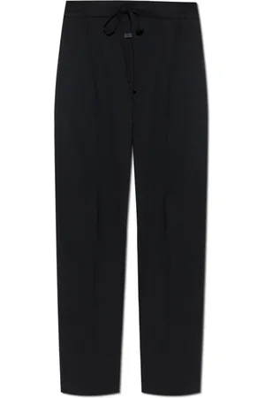 FEAR OF GOD Homme, Pantalons, Noir, Taille: S Pantalon avec Patch Logo