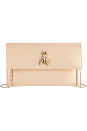 Patrizia Pepe Femme, Sacs, Rose, Taille: ONE Size Pochette en cuir vibrante avec logo Fly