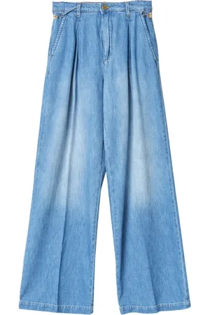 GAËLLE Femme, Jeans, Bleu, Taille: W29 Jeans Palazzo Denim pour Femmes