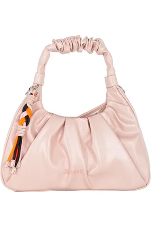 Silvian Heach Femme, Sacs, Rose, Taille: ONE Size Sac à main avec anse enroulée