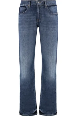 7 for all Mankind Homme, Jeans, Bleu, Taille: W33 Jean Droit à Cinq Poches