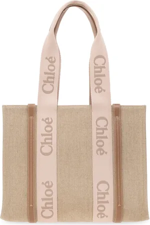 Chloé Femme, Sacs, , Taille: ONE Size Woody Medium Shopper Bag