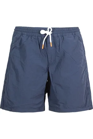 ECOALF Homme, Maillots de bain, Bleu, Taille: L Vêtements Mer Bleu Short Taille Élastique