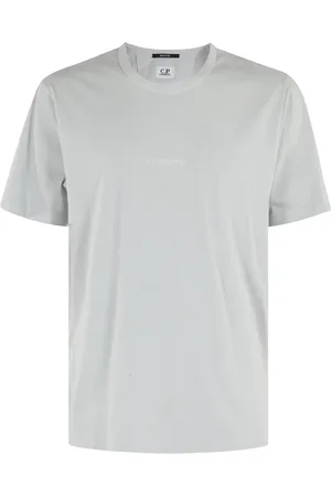 C.P. Company Homme, Tops, Vert, Taille: S Logo Jersey T-Shirt