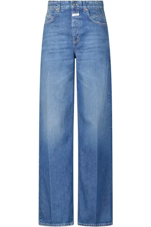 Closed Femme, Jeans, Bleu, Taille: W28 Wide Jeans Nikka