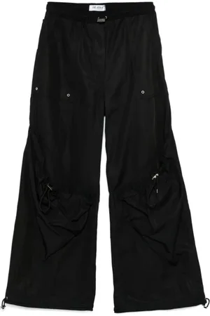 The Attico Femme, Pantalons, Noir, Taille: 36 FR Pantalon Large 100