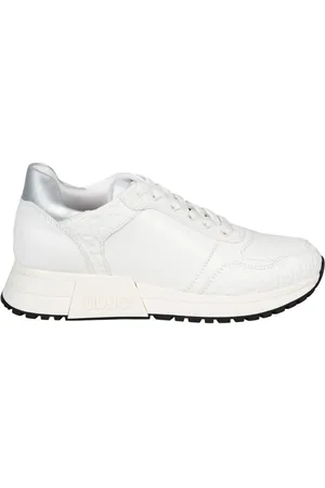 Liu Jo Femme, Chaussures, Blanc, Taille: 40 EU Baskets à Lacets Élégantes