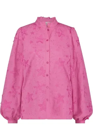 Fabienne Chapot Femme, Blouses et Chemises, Rose, Taille: 38 FR Blouse Élégante