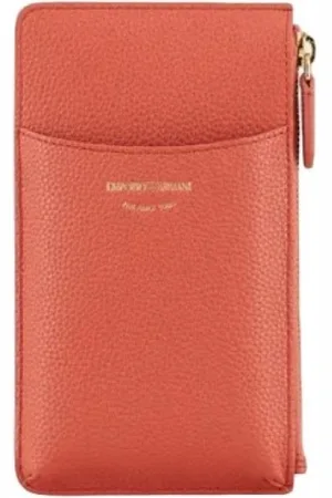 Emporio Armani Femme, Accessoires, Brun, Taille: ONE Size Portefeuille Étui de Téléphone avec Fentes pour Cartes et Porte-Monnaie