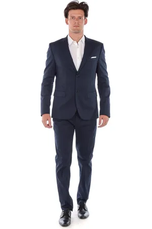 D.A. Daniele Alessandrini Homme, Costumes, Bleu, Taille: XL Veste Équilibre