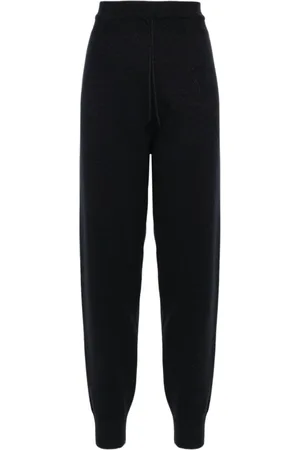 Fabiana Filippi Femme, Pantalons, Noir, Taille: 40 FR Pantalon de survêtement midi bleu marine