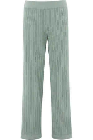 FEDELI Femme, Pantalons, Vert, Taille: 36 FR Pantalon Femme 31 Ss23