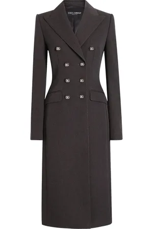 Dolce & Gabbana Femme, Manteaux, Gris, Taille: 40 FR Manteau d