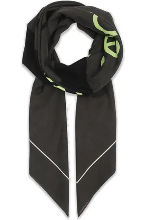Calvin Klein Femme, Accessoires, Multicolore, Taille: ONE Size Foulard Imprimé Noir