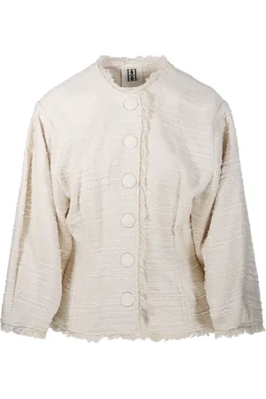 By Malene Birger Femme, Vestes, Blanc, Taille: 36 FR Blazer Blanc Doux