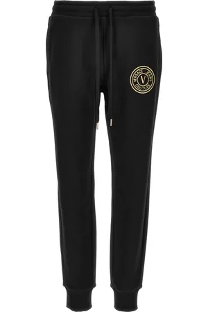 VERSACE Femme, Pantalons, Noir, Taille: 38 FR Pantalon Noir