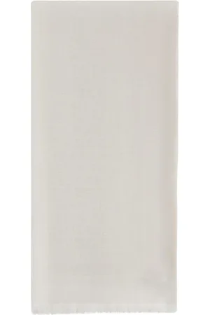 Elisabetta Franchi Femme, Accessoires, Blanc, Taille: ONE Size Pashmina Jacquard Lurex