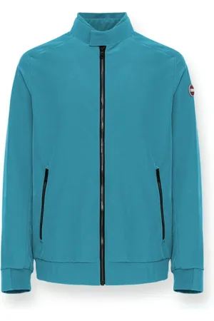 Colmar Homme, Sweatshirts et sweats à capuche, Bleu, Taille: M Veste de motard Softshell