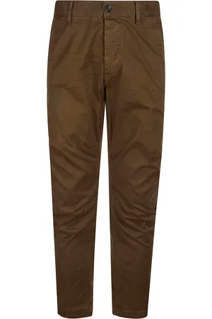 Dsquared2 Homme, Pantalons, Vert, Taille: L Pantalons Chino décontractés pour hommes