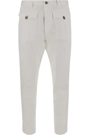 Dsquared2 Homme, Pantalons, Blanc, Taille: L Pantalon Élégant