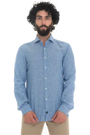 FAY Homme, Chemises, Bleu, Taille: M Chemise Casual