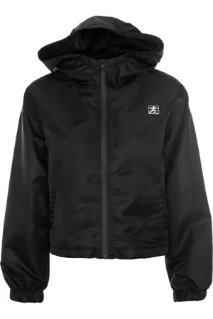 Sporty & Rich Femme, Vestes, Noir, Taille: 40 FR Veste Coupe-Vent de Course
