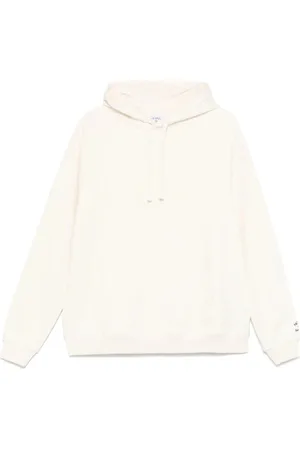 Barbour Homme, Sweatshirts et sweats à capuche, , Taille: M Sweat à capuche écru avec logo brodé