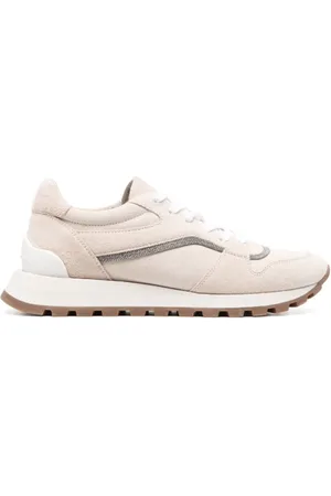Brunello Cucinelli Femme, Chaussures, , Taille: 40 EU Baskets à lacets en daim