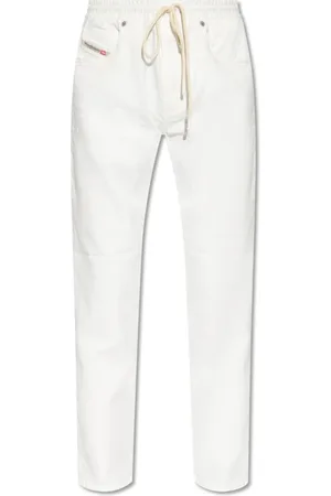 Diesel Femme, Pantalons, Blanc, Taille: W25 Pantalon Slim-fit