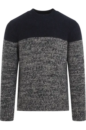 DRIES VAN NOTEN Homme, Pulls, Multicolore, Taille: S Pull Bleu Luxueux