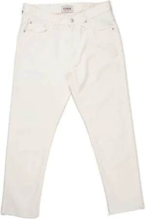 Cycle Homme, Jeans, Blanc, Taille: W35 Lucky Carrot Bull Denim Jeans