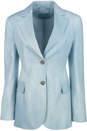 ERMANNO SCERVINO Femme, Vestes, Bleu, Taille: 38 FR Blazer