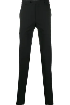CANALI Homme, Pantalons, Noir, Taille: 3XL Pantalon en Laine Stretch
