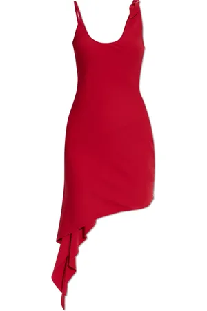 Courrèges Femme, Robes, Rouge, Taille: 38 FR Robe Écharpe