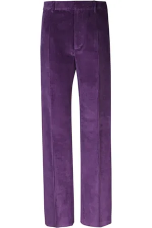 Dsquared2 Homme, Pantalons, Violet, Taille: M Pantalon en Velours de Coton