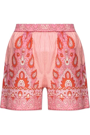Etro Femme, Shorts, Rouge, Taille: 40 FR Short avec imprimé décoratif