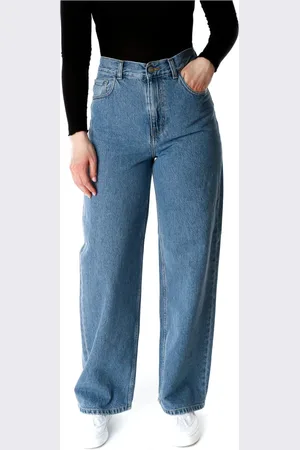 Carhartt Femme, Jeans, Bleu, Taille: W30 Jean Loose Fit Taille Haute