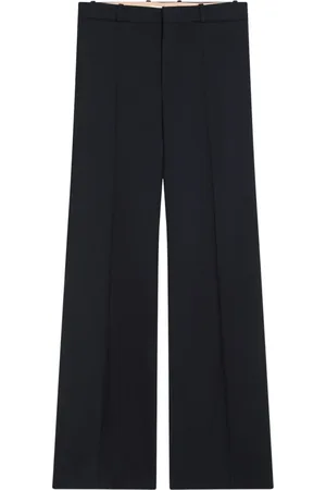 Chloé Femme, Pantalons, Bleu, Taille: 38 FR Pantalon Large
