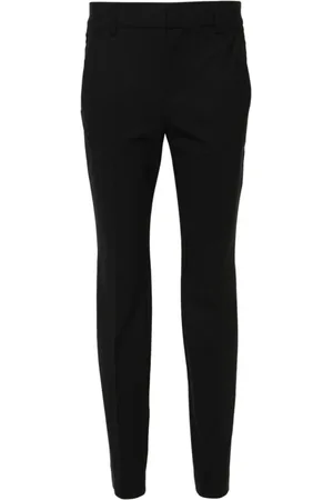 Brunello Cucinelli Femme, Pantalons, Noir, Taille: 42 FR Pantalon Cigarette Coupe Slim